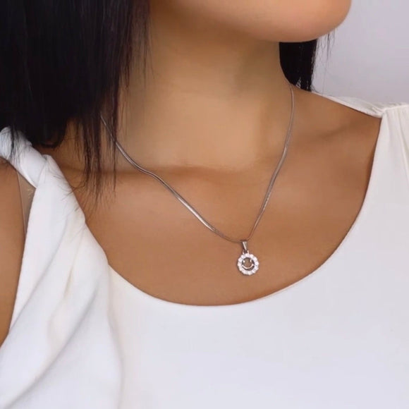 Solana Necklace- Silver